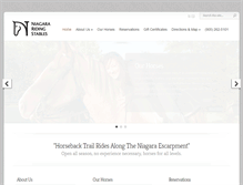 Tablet Screenshot of niagarariding.com